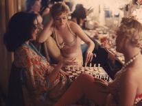 Showgirls Playing Chess Between Shows at Latin Quarter Nightclub-Gordon Parks-Photographic Print