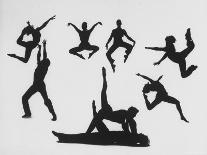 Silhouettes of Dancers Diane Sinclair and Ken Spaulding-Gordon Parks-Photographic Print