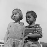 Two Girls at Camp Christmas Seals, a Racially Integrated Summer Camp in Haverstraw, NY-Gordon Parks-Photo