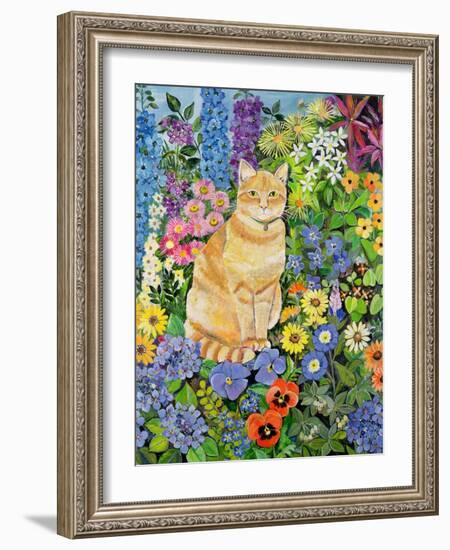 Gordon's Cat, 1996-Hilary Jones-Framed Giclee Print