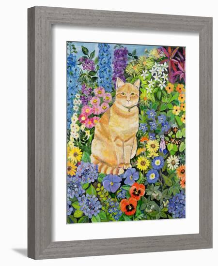 Gordon's Cat, 1996-Hilary Jones-Framed Giclee Print