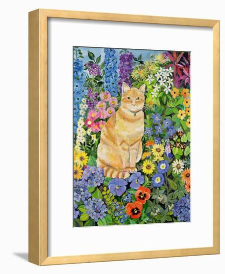 Gordon's Cat, 1996-Hilary Jones-Framed Giclee Print