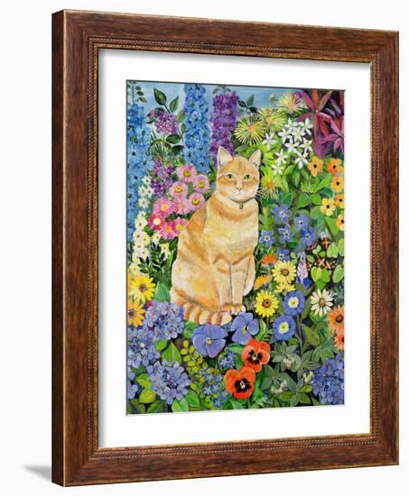 Gordon's Cat, 1996-Hilary Jones-Framed Giclee Print