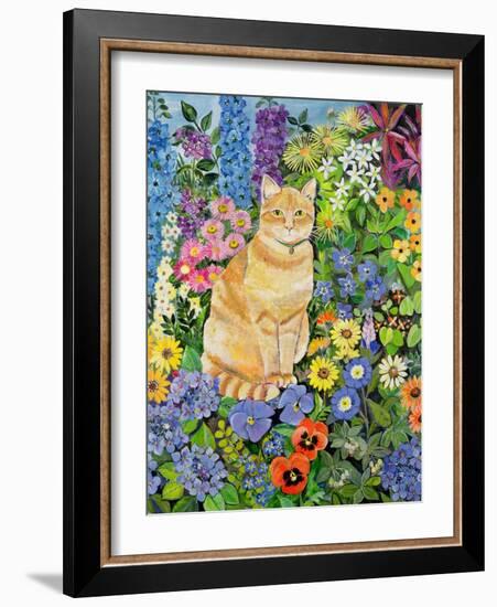 Gordon's Cat, 1996-Hilary Jones-Framed Giclee Print