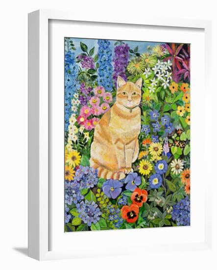 Gordon's Cat, 1996-Hilary Jones-Framed Giclee Print