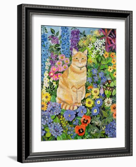 Gordon's Cat, 1996-Hilary Jones-Framed Giclee Print