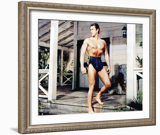 Gordon Scott, Tarzan the Magnificent (1960)-null-Framed Photo