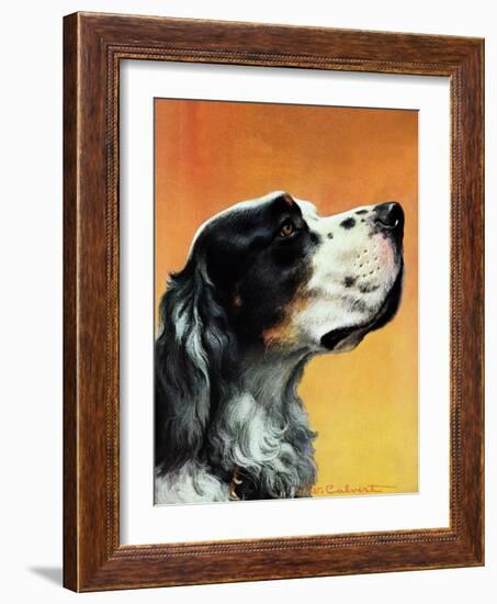 "Gordon Setter," October 17, 1942-W.W. Calvert-Framed Giclee Print