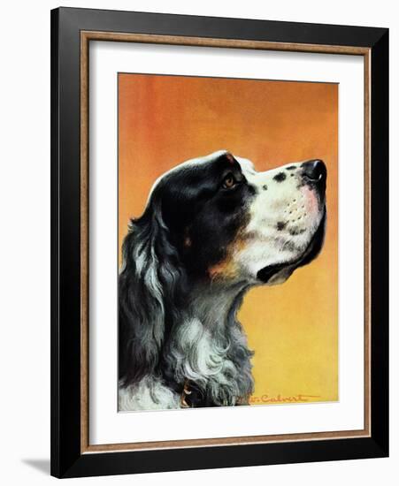 "Gordon Setter," October 17, 1942-W.W. Calvert-Framed Giclee Print