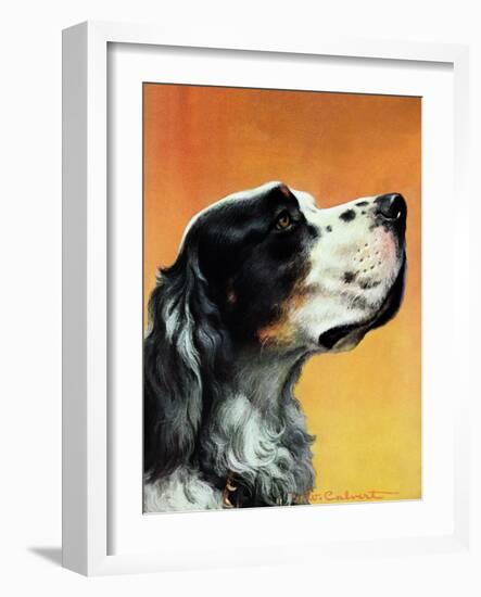 "Gordon Setter," October 17, 1942-W.W. Calvert-Framed Giclee Print