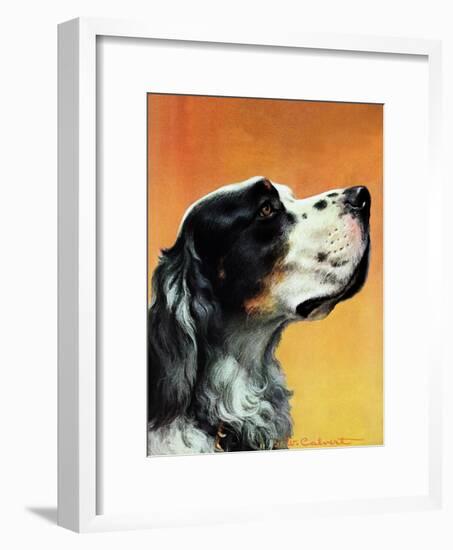 "Gordon Setter," October 17, 1942-W.W. Calvert-Framed Giclee Print