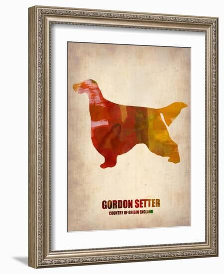 Gordon Setter Poster 1-NaxArt-Framed Art Print