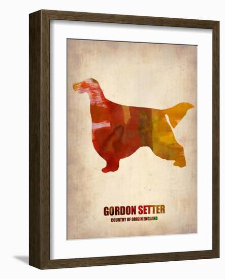 Gordon Setter Poster 1-NaxArt-Framed Art Print