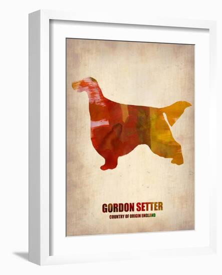 Gordon Setter Poster 1-NaxArt-Framed Art Print