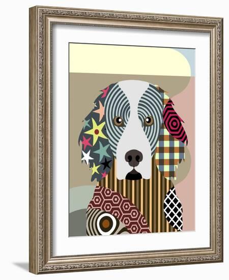 Gordon Setter-Lanre Adefioye-Framed Giclee Print