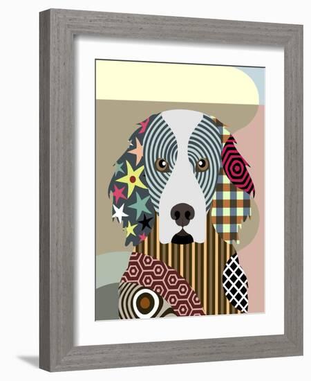 Gordon Setter-Lanre Adefioye-Framed Giclee Print