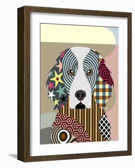 Gordon Setter-Lanre Adefioye-Framed Giclee Print