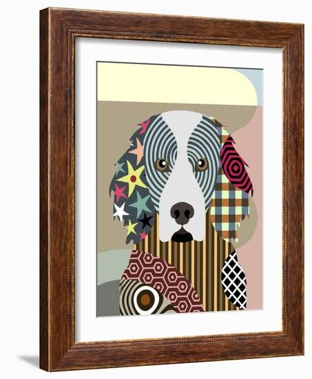 Gordon Setter-Lanre Adefioye-Framed Giclee Print