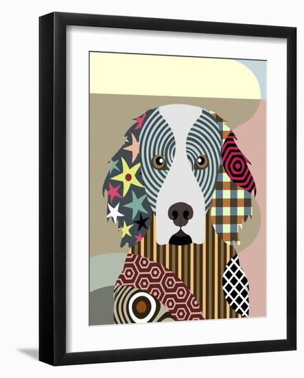 Gordon Setter-Lanre Adefioye-Framed Giclee Print