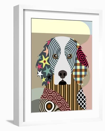 Gordon Setter-Lanre Adefioye-Framed Giclee Print