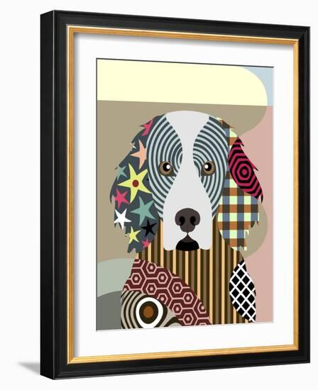 Gordon Setter-Lanre Adefioye-Framed Giclee Print