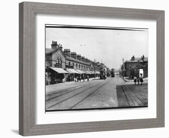 Gordon Terrace, Saltaire, Metropolitan Borough of Bradford, West Yorkshire-null-Framed Photographic Print