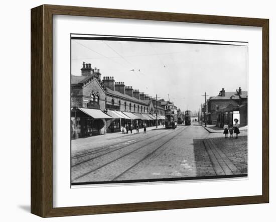 Gordon Terrace, Saltaire, Metropolitan Borough of Bradford, West Yorkshire-null-Framed Photographic Print