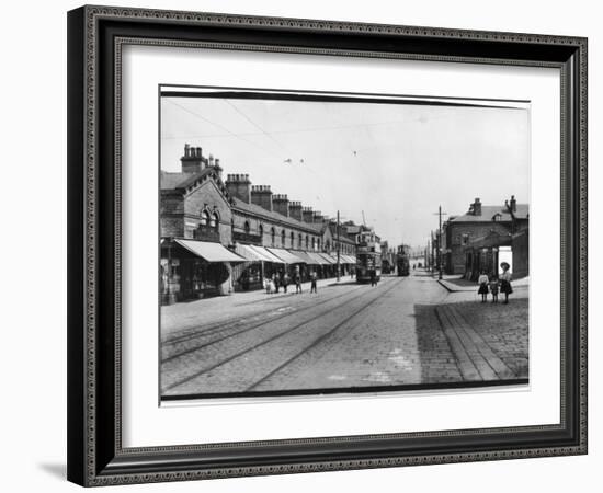 Gordon Terrace, Saltaire, Metropolitan Borough of Bradford, West Yorkshire-null-Framed Photographic Print