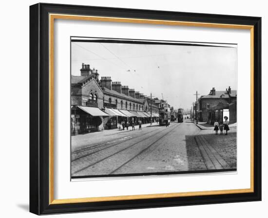 Gordon Terrace, Saltaire, Metropolitan Borough of Bradford, West Yorkshire-null-Framed Photographic Print