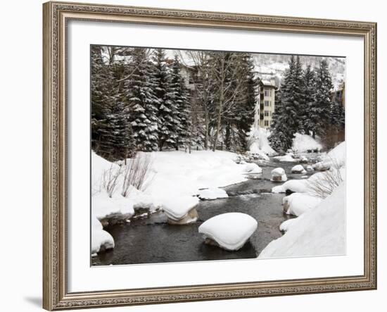 Gore Creek, Vail Ski Resort, Rocky Mountains, Colorado, United States of America, North America-Richard Cummins-Framed Photographic Print