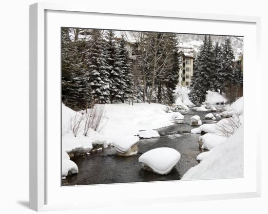 Gore Creek, Vail Ski Resort, Rocky Mountains, Colorado, United States of America, North America-Richard Cummins-Framed Photographic Print