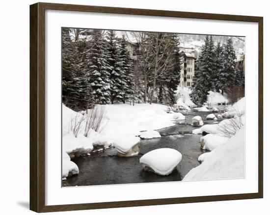 Gore Creek, Vail Ski Resort, Rocky Mountains, Colorado, United States of America, North America-Richard Cummins-Framed Photographic Print