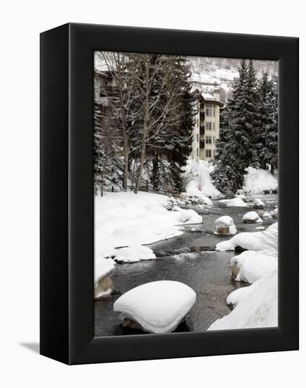 Gore Creek, Vail Ski Resort, Rocky Mountains, Colorado, United States of America, North America-Richard Cummins-Framed Premier Image Canvas