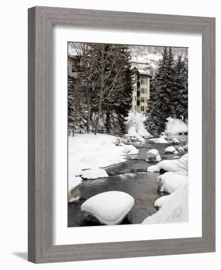 Gore Creek, Vail Ski Resort, Rocky Mountains, Colorado, United States of America, North America-Richard Cummins-Framed Photographic Print