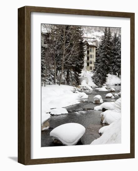 Gore Creek, Vail Ski Resort, Rocky Mountains, Colorado, United States of America, North America-Richard Cummins-Framed Photographic Print