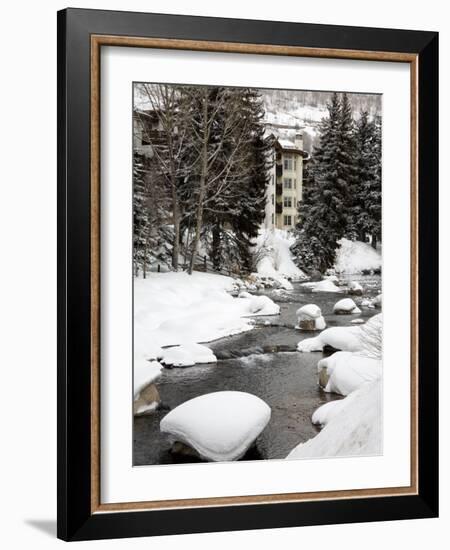 Gore Creek, Vail Ski Resort, Rocky Mountains, Colorado, United States of America, North America-Richard Cummins-Framed Photographic Print