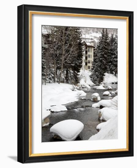 Gore Creek, Vail Ski Resort, Rocky Mountains, Colorado, United States of America, North America-Richard Cummins-Framed Photographic Print