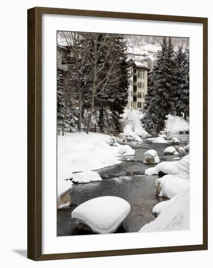 Gore Creek, Vail Ski Resort, Rocky Mountains, Colorado, United States of America, North America-Richard Cummins-Framed Photographic Print