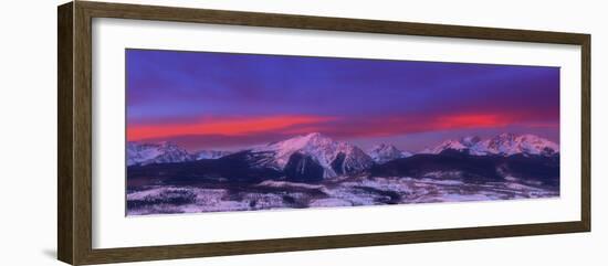 Gore Range Sunrise-Darren White Photography-Framed Photographic Print