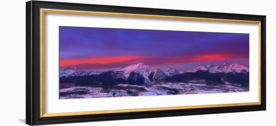 Gore Range Sunrise-Darren White Photography-Framed Photographic Print