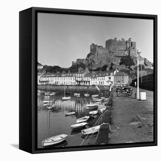 Gorey Harbour, Channel Islands 1965-Staff-Framed Premier Image Canvas