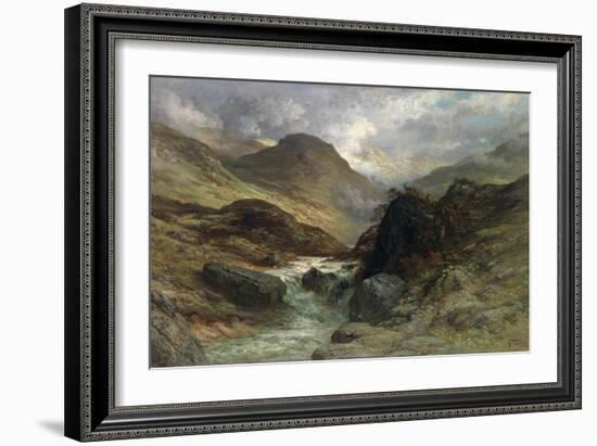 Gorge in the Mountains, 1878-Gustave Doré-Framed Giclee Print