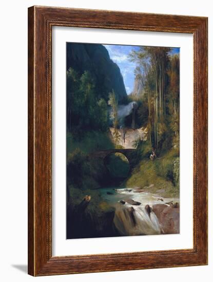 Gorge Near Amalfi, 1831-Carl Blechen-Framed Giclee Print