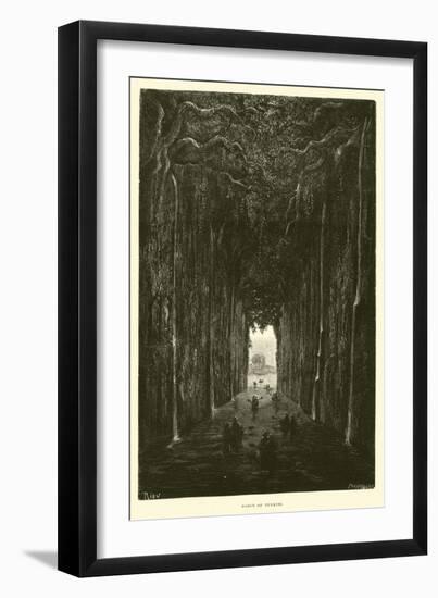 Gorge of Tunkini-Édouard Riou-Framed Giclee Print
