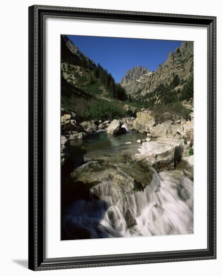 Gorges De La Restonica, Bergeries De Grotelle, Corsica, France, Europe-Yadid Levy-Framed Photographic Print