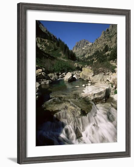 Gorges De La Restonica, Bergeries De Grotelle, Corsica, France, Europe-Yadid Levy-Framed Photographic Print