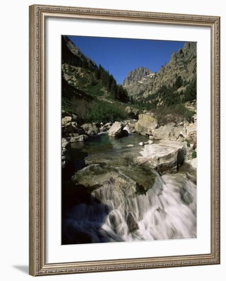 Gorges De La Restonica, Bergeries De Grotelle, Corsica, France, Europe-Yadid Levy-Framed Photographic Print