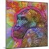 Gorilla, Monkeys, Chimp, Pop Art, Animals, Looking over your shoulder, Stencils, Colorful-Russo Dean-Mounted Giclee Print