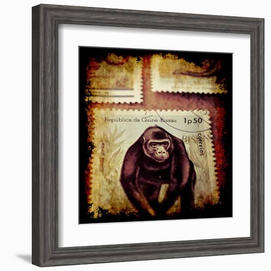 Gorilla Stamp-Jean-François Dupuis-Framed Art Print