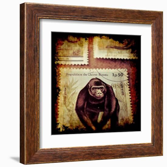 Gorilla Stamp-Jean-François Dupuis-Framed Art Print